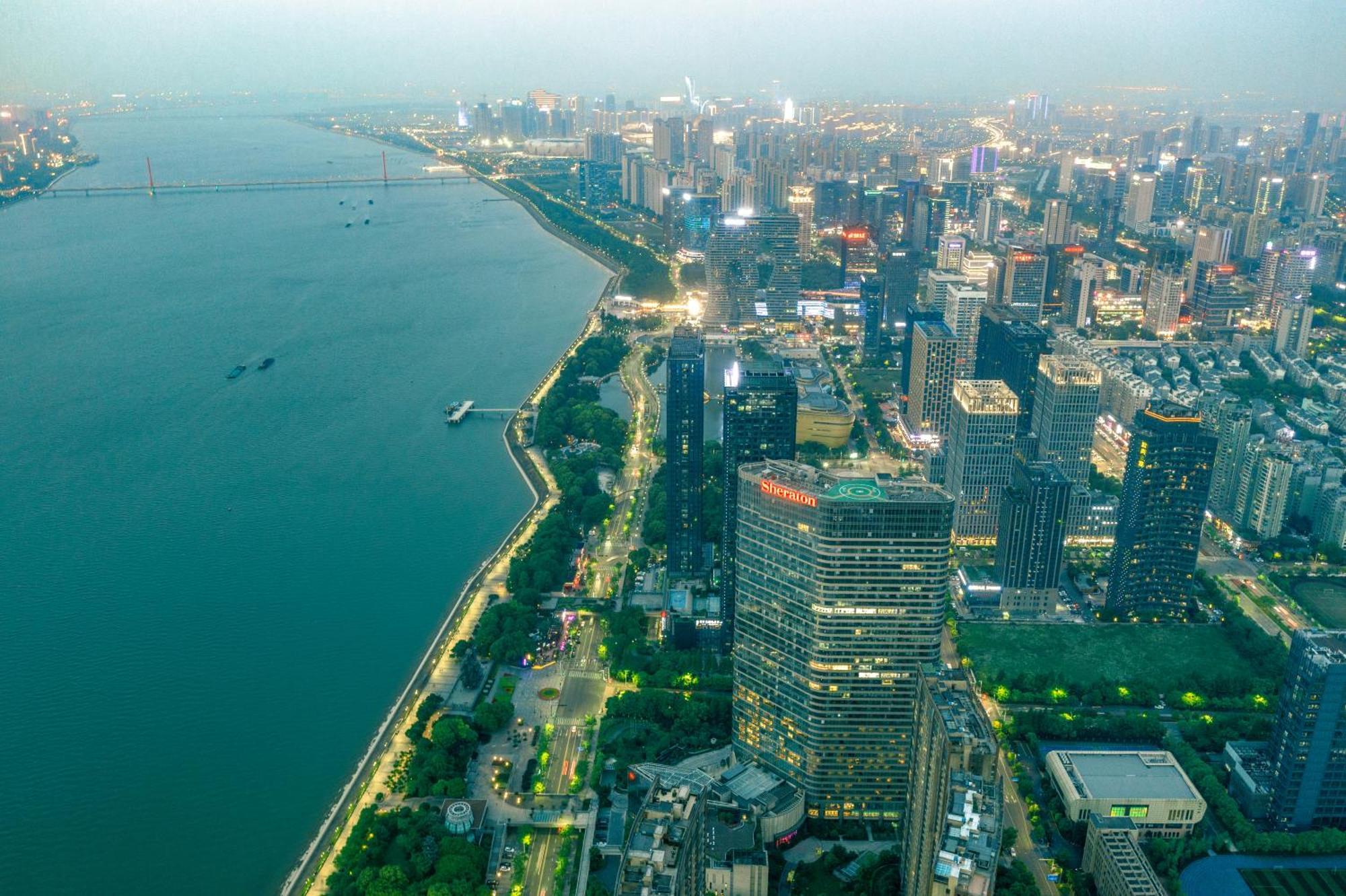 Sheraton Grand Hangzhou Binjiang Hotel Εξωτερικό φωτογραφία